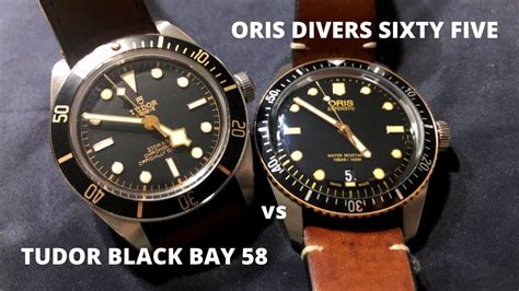 oris diver 65 vs tudor black bay 58|oris divers 65 vs black bay.